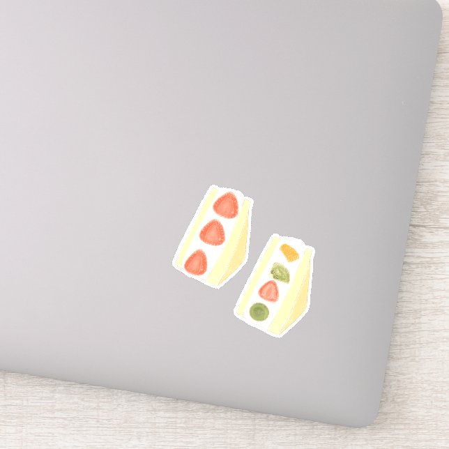 Adesivo Sanduíches De fruta E De Sobremesa De Creme (Detalhe)