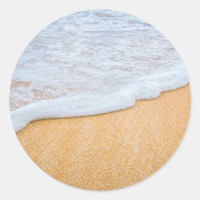 Adesivo Sandy Beach com Surf Foamy (Frente)