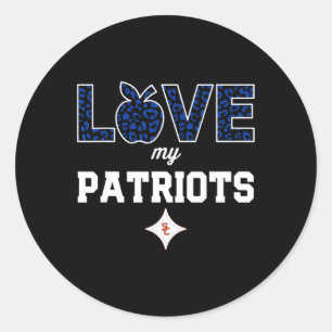 Adesivo Sandy Creek Patriots Logo Amor Minha Equipe