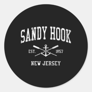 Adesivo Sandy Hook Nj Torssed Oars Anchor Sports