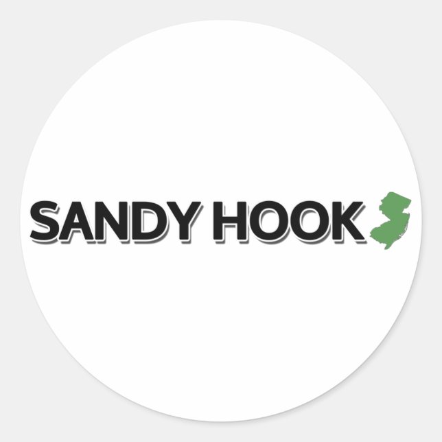 Adesivo Sandy Hook, Nova Jersey (Frente)