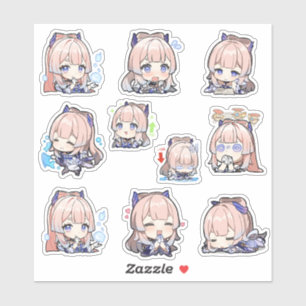 Adesivo Sangonomiya Kokomi Stickers