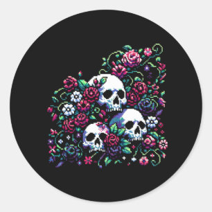 Adesivo Sangue Gótico - Arte em Pixel Crônica Mística