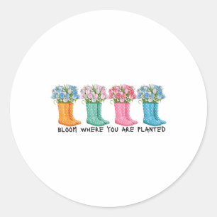 Adesivo Sangue Onde Você Está Plantado