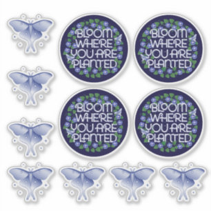 Adesivo Sangue Onde Você Planta Vinil Transparente