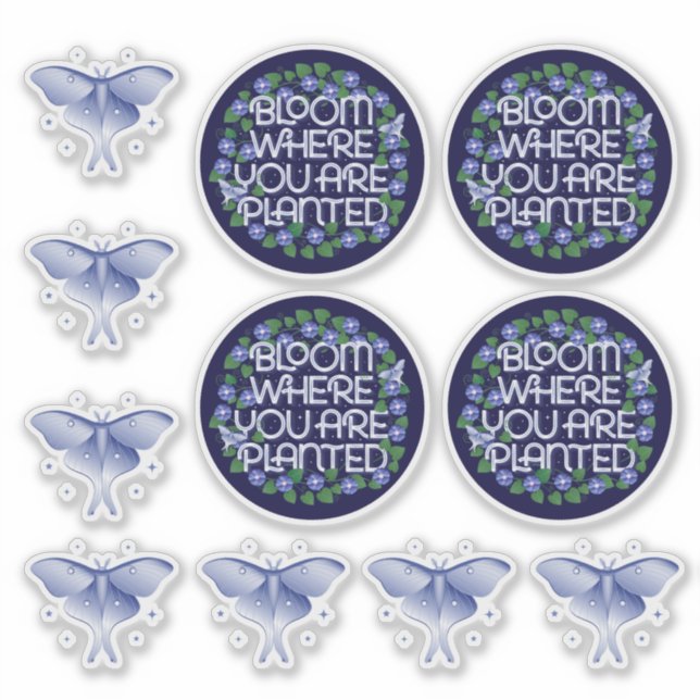 Adesivo Sangue Onde Você Planta Vinil Transparente (Frente)