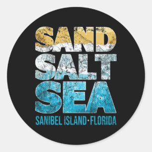 Adesivo Sanibel Island Beach Sand Salt Sea T Shirt