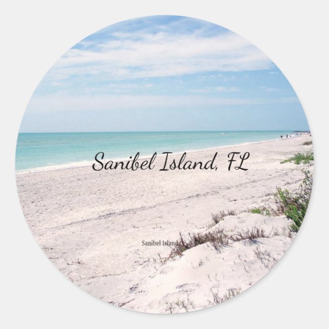 Adesivo Sanibel Island, fotografia cênica da Flórida (Frente)