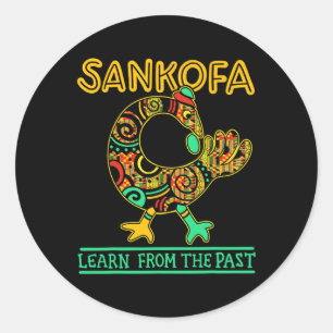 Adesivo Sankofa African Bird Black History Mês Junetet