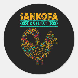 Adesivo Sankofa História Negra Afro Orgulho Africano Homen