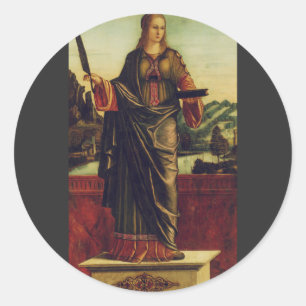 Adesivo Santa Anastácia de Roma Arte Premium