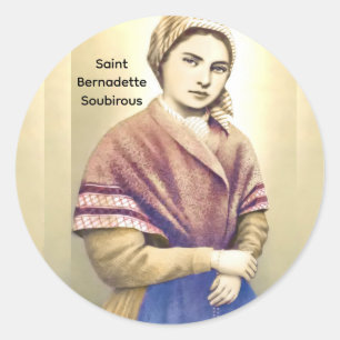 Adesivo Santa Bernadette Soubirous