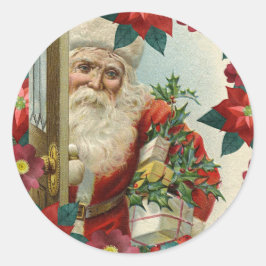 Adesivo Santa Claus bringing gifts and presents