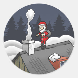 Adesivo Santa Claus deliver the Christmas presents