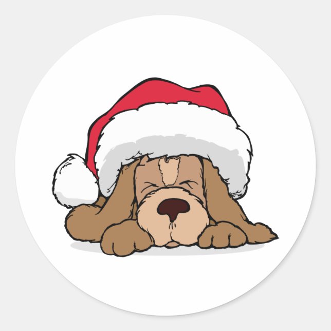Adesivo Santa Claus Puppy (Frente)
