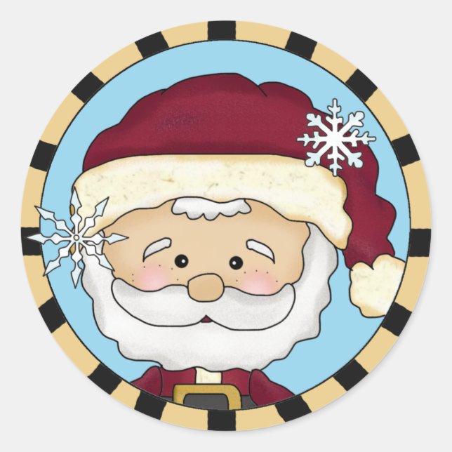 Adesivo Santa Claus Stickers (Frente)