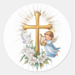 Adesivo Santa Cruz e Cristão Cupido