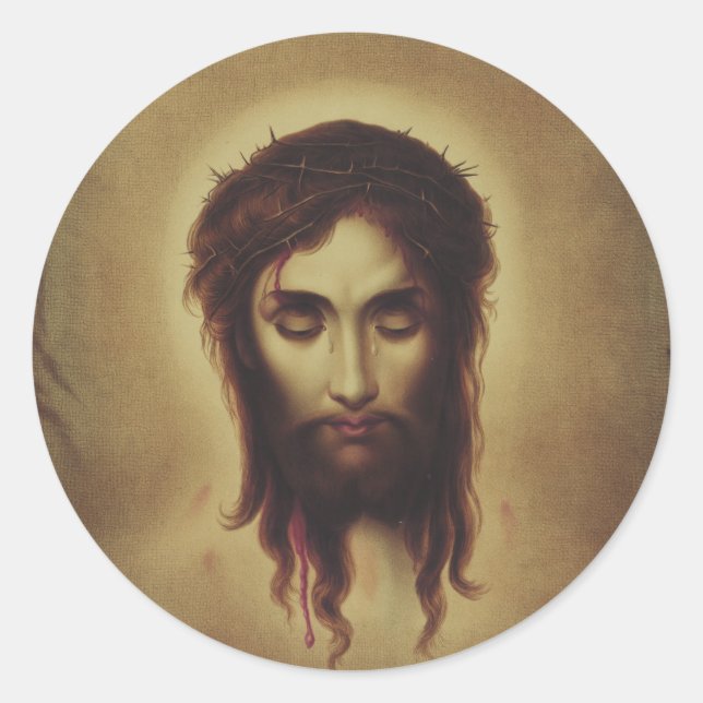 Adesivo Santa Face de Jesus Cristo (Frente)