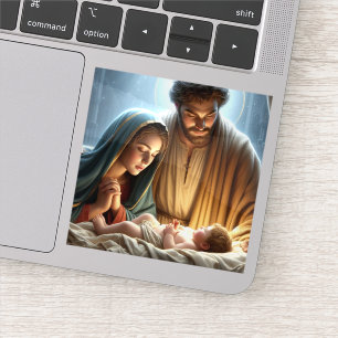 Adesivo Santa Família Natal