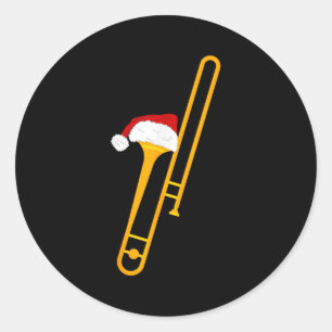 Adesivo Santa Hat e Trombone Legal Novidade De Natal
