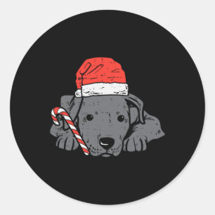 Adesivo Santa hat pitbull pit dog natal, Natal, mulheres c
