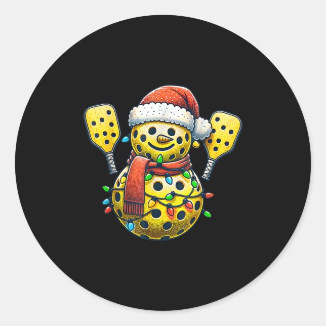 Adesivo Santa Hat Snowman Family Matching Ckleball Christm (Frente)