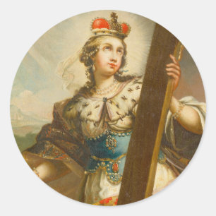 Adesivo Santa Helena com a Vera Cruz Arte Sacra