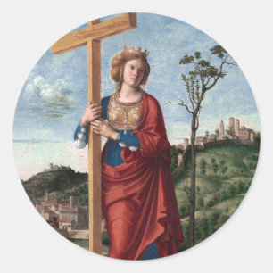 Adesivo Santa Helena com a Vera Cruz Arte Sacra