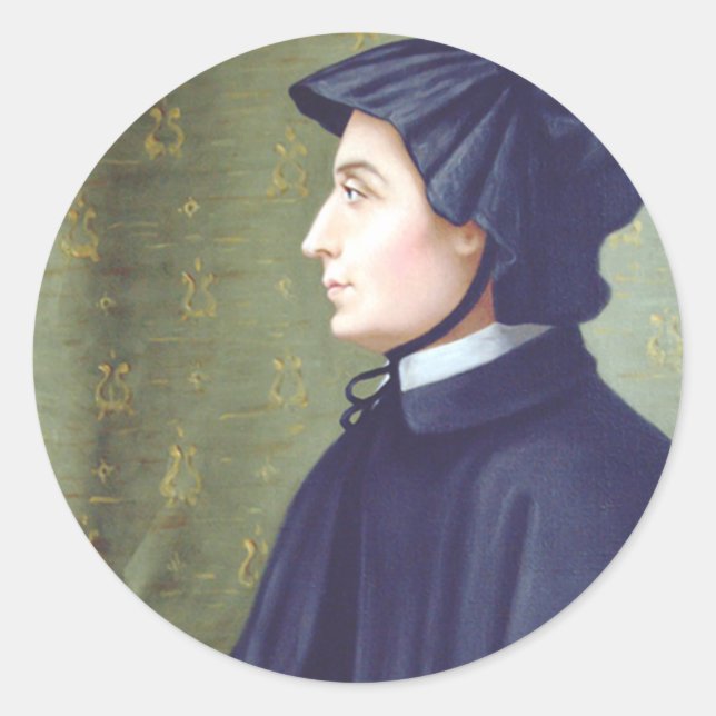 Adesivo Santa Isabel Ana Seton (Frente)