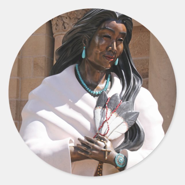 Adesivo Santa Kateri Tekakwitha (Frente)