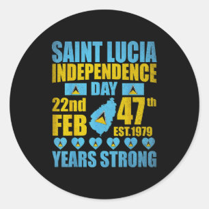 Adesivo santa lúcia 47º dia da independência orgulho de lu