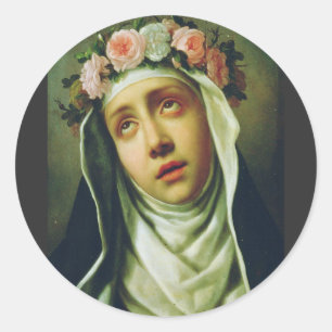 Adesivo Santa Rosa de Lima Anjo do Peru Arte Fina
