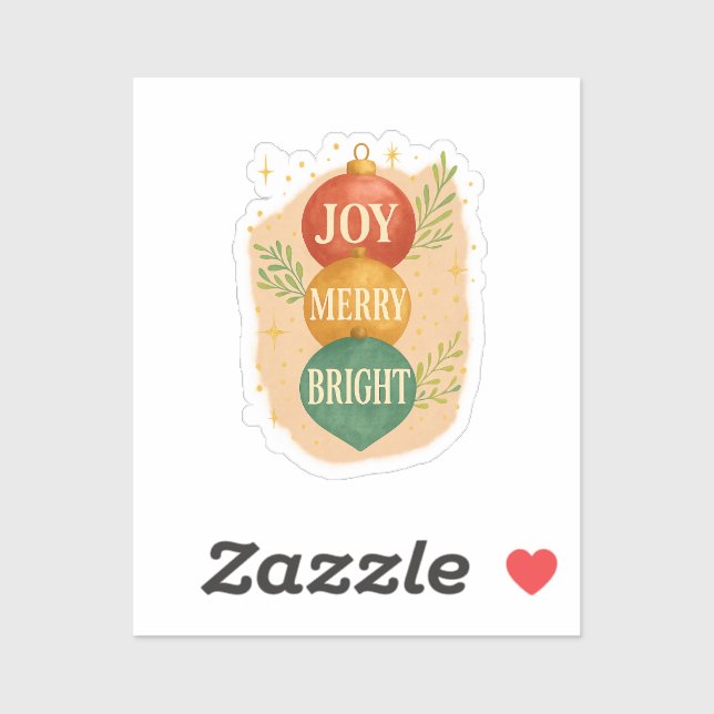 Adesivo Santa & Snowman Winter Scene – Festive Holiday  (Folha)