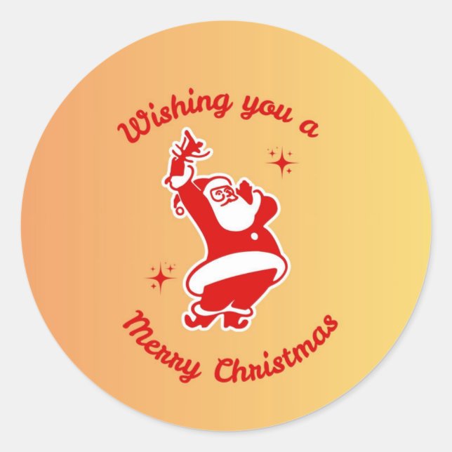 Adesivo Santa & Tree Magic – Christmas Stickers & Invites (Frente)