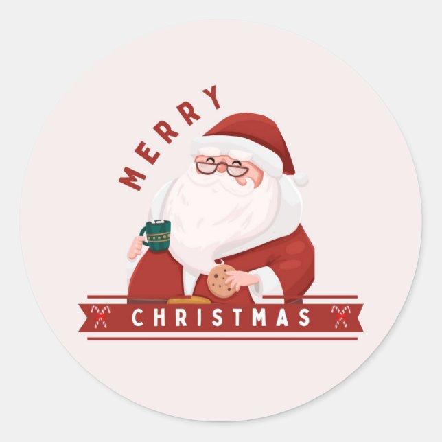 Adesivo Santa & Tree Magic – Christmas Stickers & Invites (Frente)