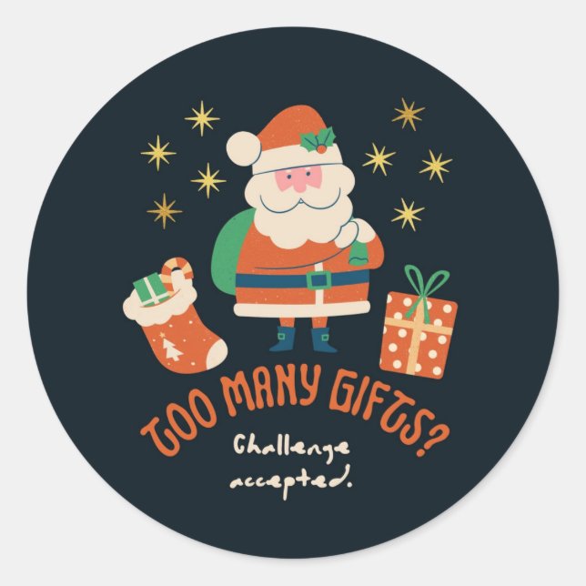 Adesivo Santa & Tree Magic – Christmas Stickers & Invites (Frente)