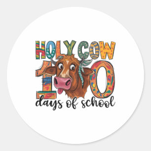 Adesivo Santa Vaca 100 Dias De Escola 100º Dia De Teac Mai