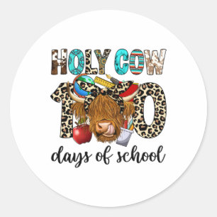 Adesivo Santa Vaca 100 Dias De Vaca Escolar 100º Dia Da Es