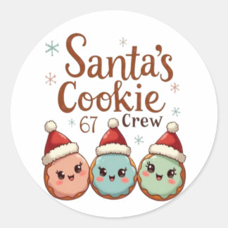 Adesivo Santa's Cookie 67 Crew