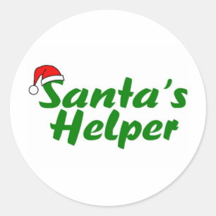 Adesivo Santas Helper Green