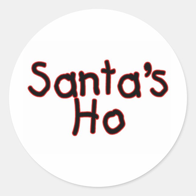 Adesivo Santas Ho (Frente)