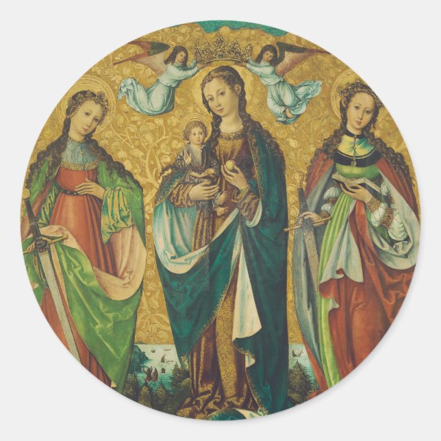 Adesivo Santas Perpétua e Felicidade (Frente)