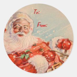 Adesivo Santas Sleigh Ride Gift Stickers