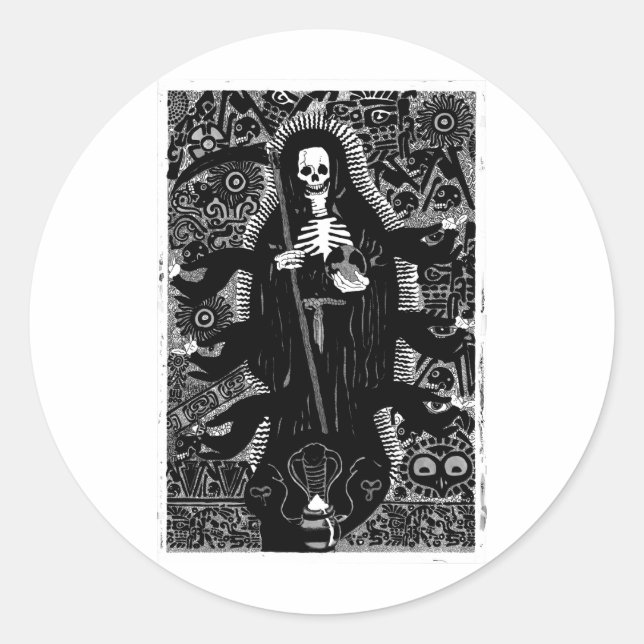 Adesivo Santisima Muerte (Frente)