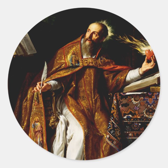 Adesivo Santo Agostinho de Hipona (Frente)