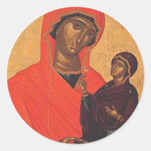 Adesivo Santo Anne com a Virgem Maria