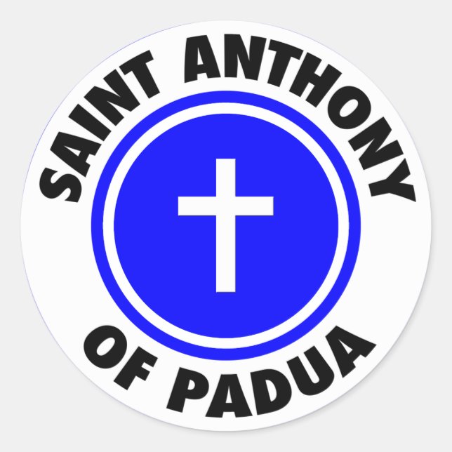 Adesivo Santo Anthony de Pádua (Frente)