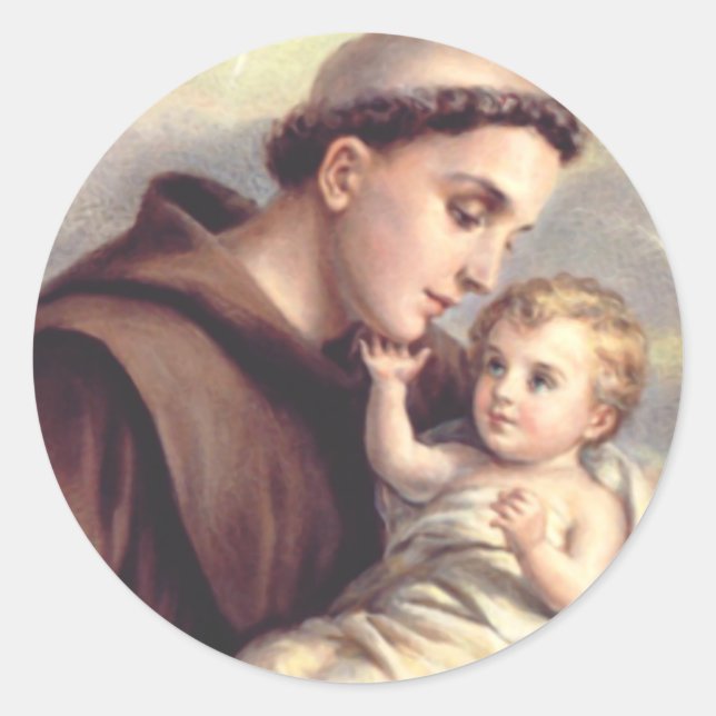 Adesivo Santo António de Pádua (Frente)