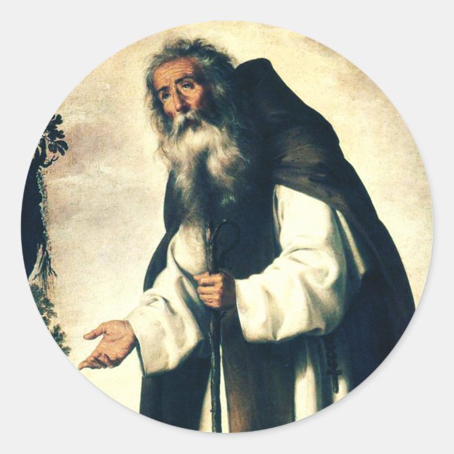 Adesivo Santo Antônio o Anacoreta (Frente)