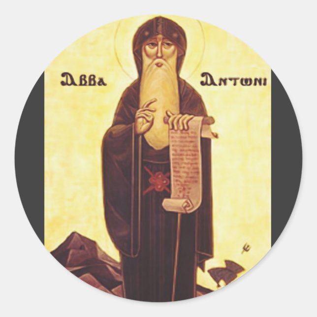 Adesivo Santo António, o Grande (Frente)
